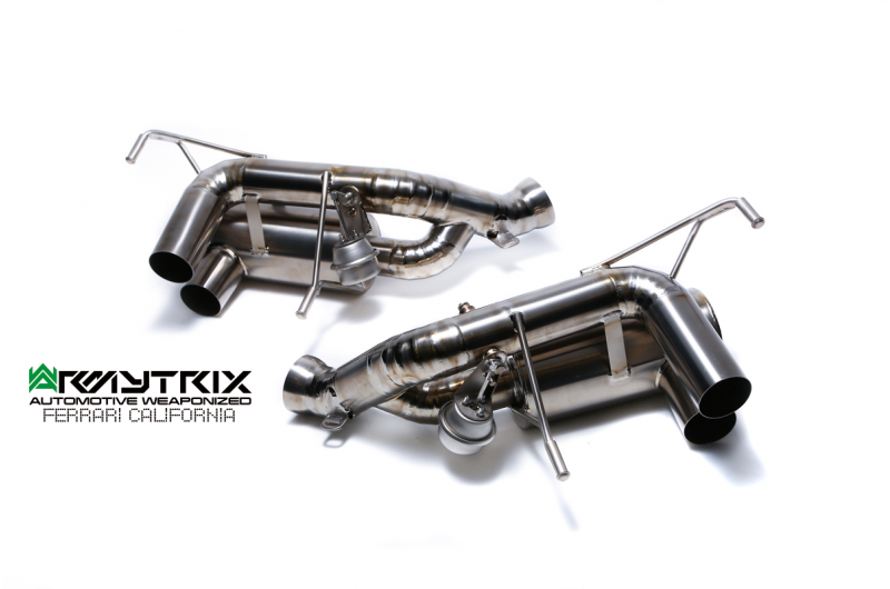 Armytrix exhaust system for Ferrari California (2008-2013) valvetronic exhaust system