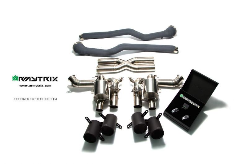 Armytrix exhaust systems for Ferrari F12 (2012-2017) valvetronic exhaust system 