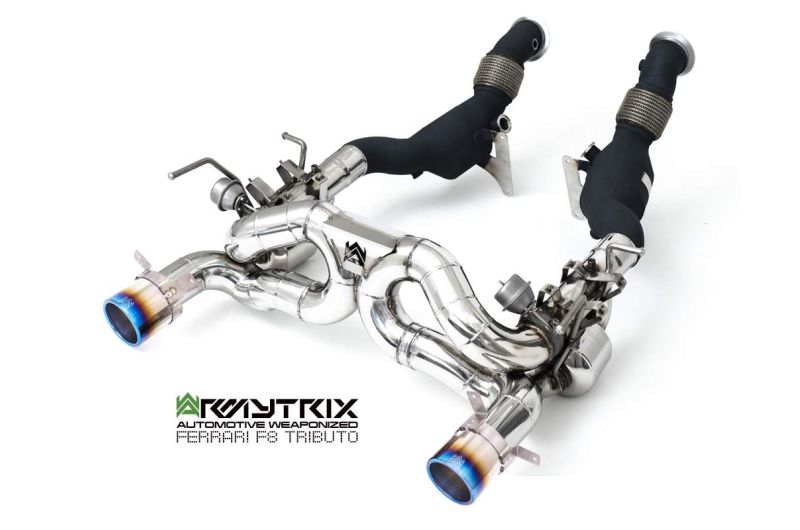 Výfukové systémy pro Ferrari F8 Tributo (2019-Present) valvetronic exhaust system