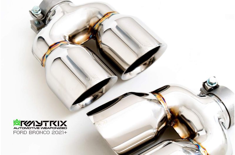 Armytrix exhaust system for Ford Bronco 2.7L (2021-Present) valvetronic exhaust system