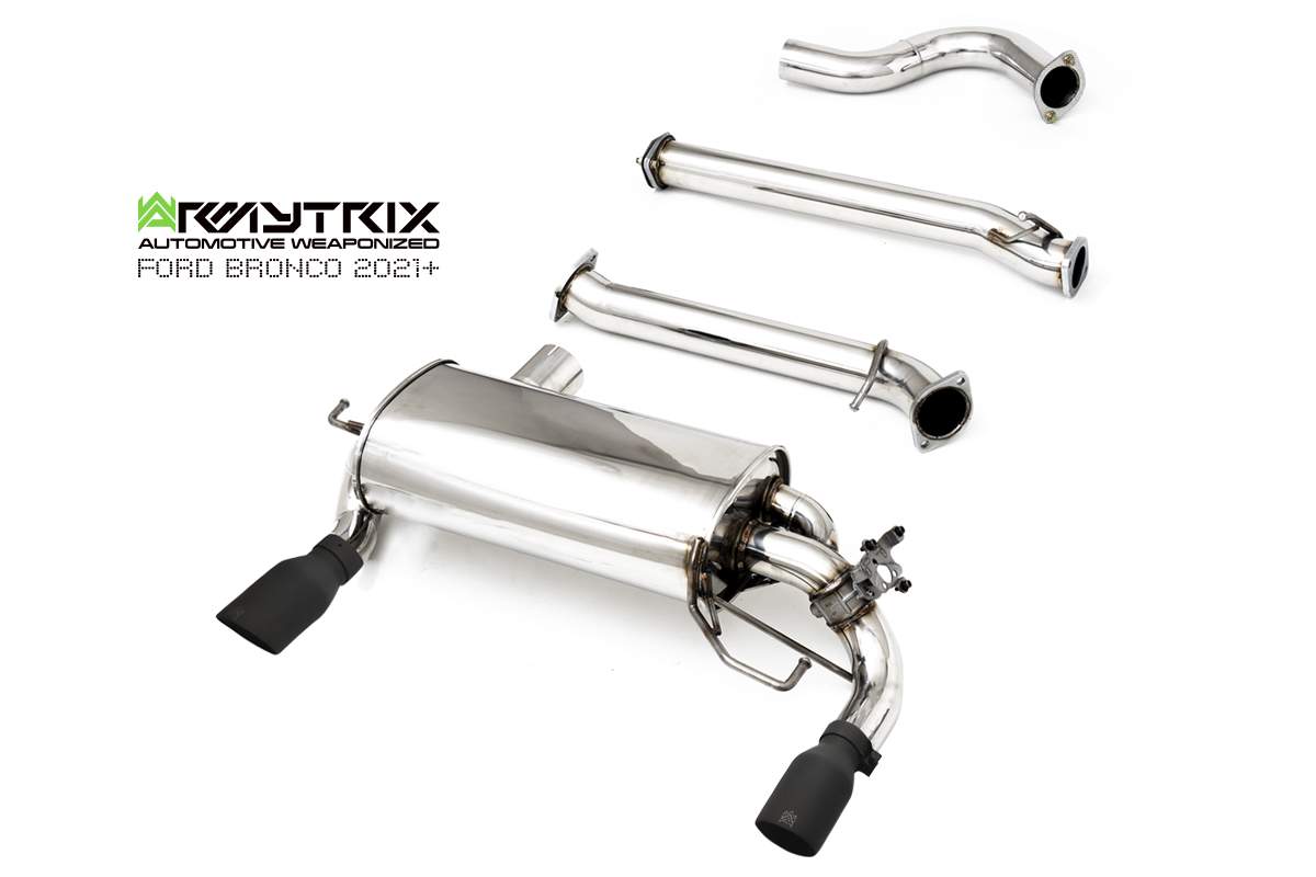 Armytrix exhaust system for Ford Bronco 2.7L (2021-Present) valvetronic exhaust system