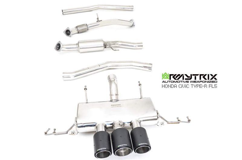 Armytrix exhaust systems for Honda Civic Type-R FL5 (2022-Present) valvetronic exhaust system