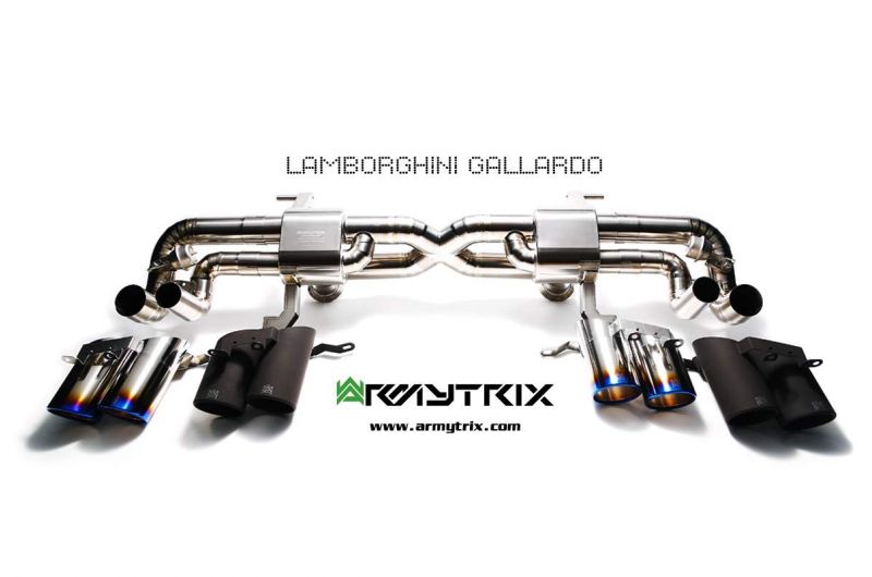 Armytrix exhaust systems for Lamborghini GallardoLP550/560/570 (2007-2013) valvetronic exhaust system