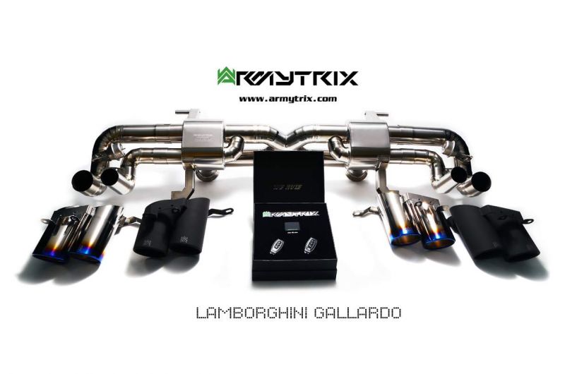 Armytrix exhaust systems for Lamborghini GallardoLP550/560/570 (2007-2013) valvetronic exhaust system