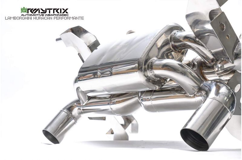 Armytrix exhaust systems for Lamborghini Huracan LP640-4 Performanté (2017-2019) valvetronic exhaust system