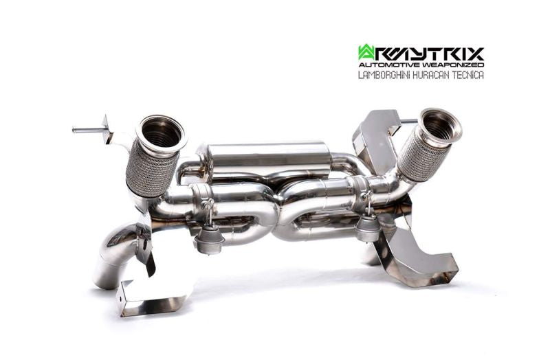 Armytrix exhaust systems for Lamborghini Huracán/5.2L V10 Tecnica (2022-Present) valvetronic exhaust system