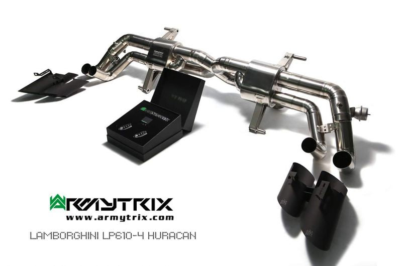 Výfukové systémy Armytrix pro Lamborghini Huracan LP610-4 (2014-2019) valvetronic exhaust system