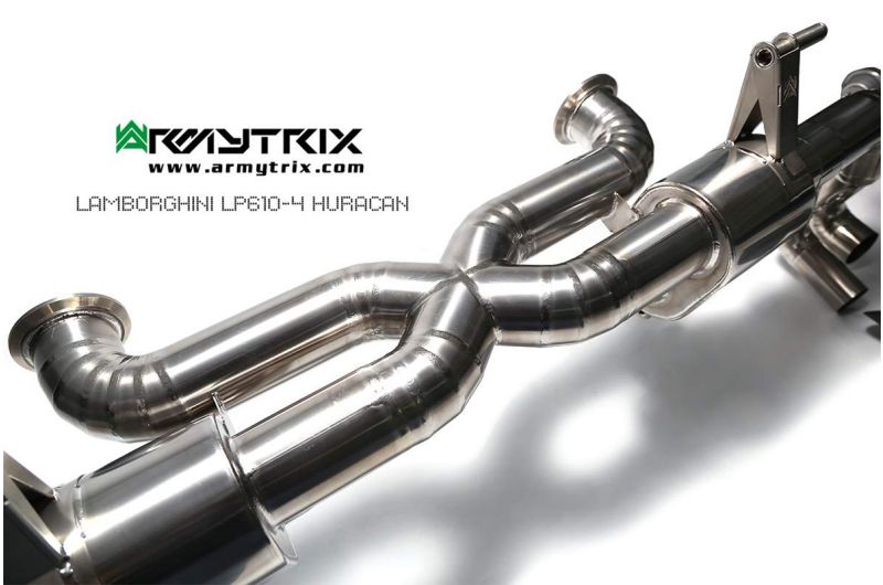 Výfukové systémy Armytrix pro Lamborghini Huracan LP610-4 (2014-2019) valvetronic exhaust system