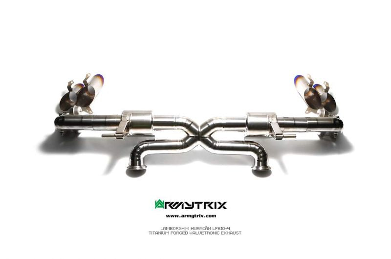 Armytrix exhaust systems for Lamborghini Huracan LP580-2 (2016-present) valvetronic exhaust system