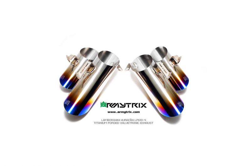 Armytrix exhaust systems for Lamborghini Huracan LP580-2 (2016-present) valvetronic exhaust system