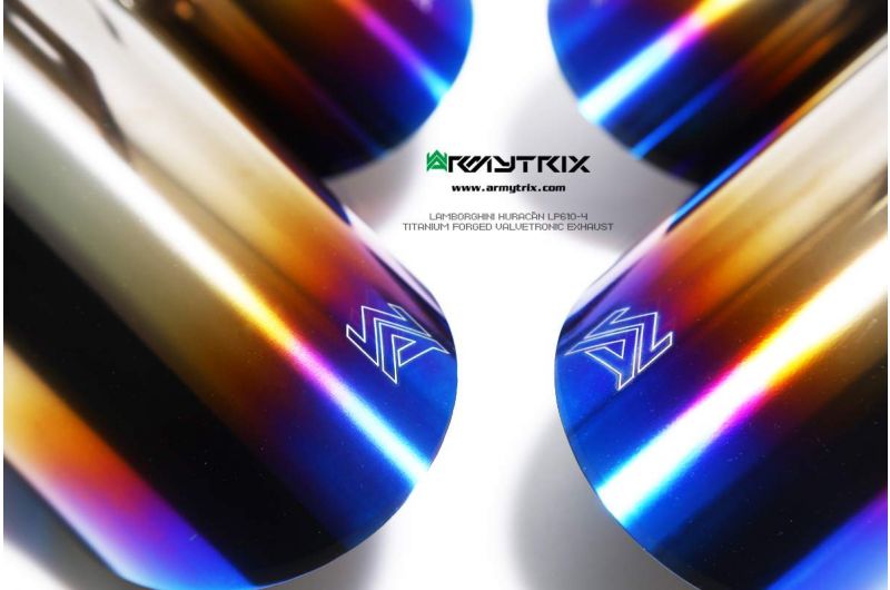 Armytrix exhaust systems for Lamborghini Huracan LP580-2 (2016-present) valvetronic exhaust system