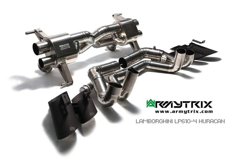 Armytrix exhaust systems for Lamborghini Huracan LP610-4 (2014-2019) valvetronic exhaust system