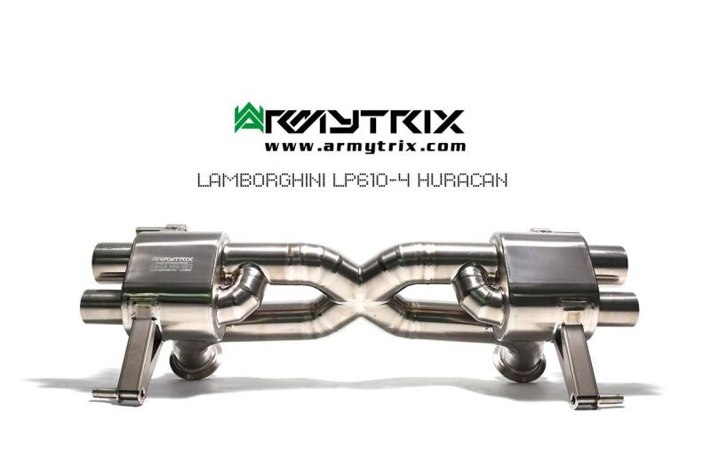 Armytrix exhaust systems for Lamborghini Huracan LP580-2 (2016-present) valvetronic exhaust system