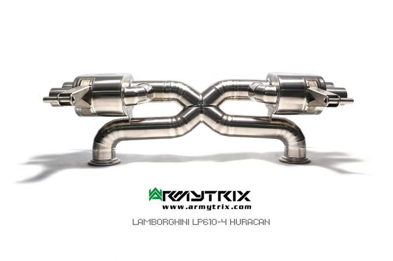 Armytrix exhaust systems for Lamborghini Huracan LP610-4 (2014-2019) valvetronic exhaust system