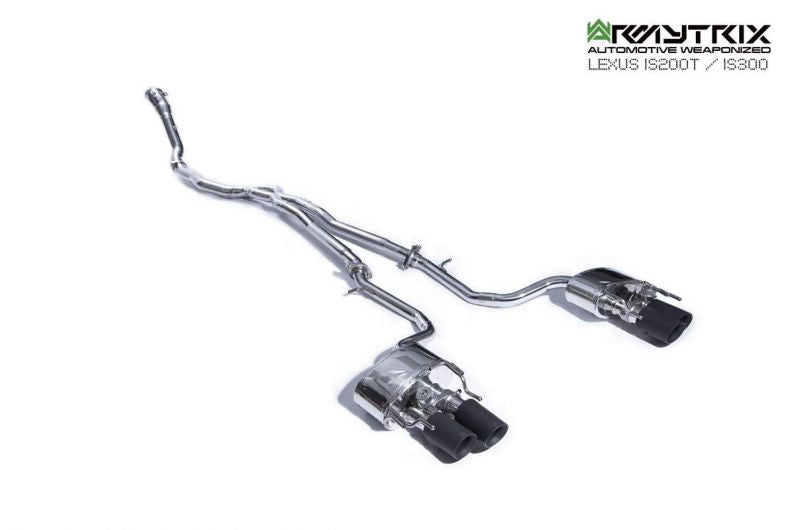 Armytrix exhaust systems for Lexus IS200T IS300 (2015-2020) valvetronic exhaust system