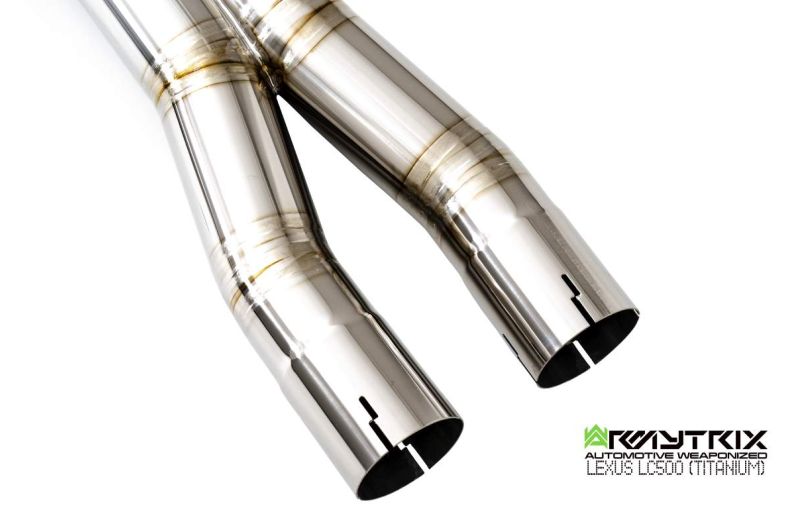 Armytrix exhaust systems for Lexus LC500 5.0 V8 (2017-Present) Titanium valvetronic exhaust system