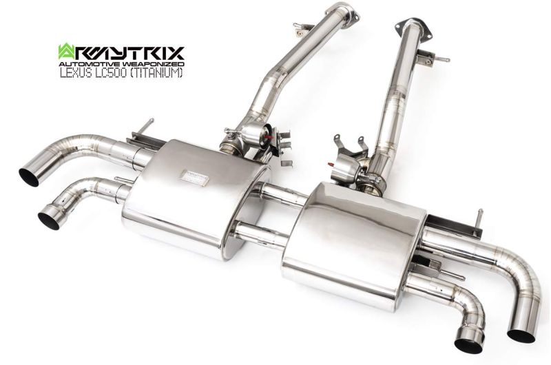 Armytrix exhaust systems for Lexus LC500 5.0 V8 (2017-Present) Titanium valvetronic exhaust system