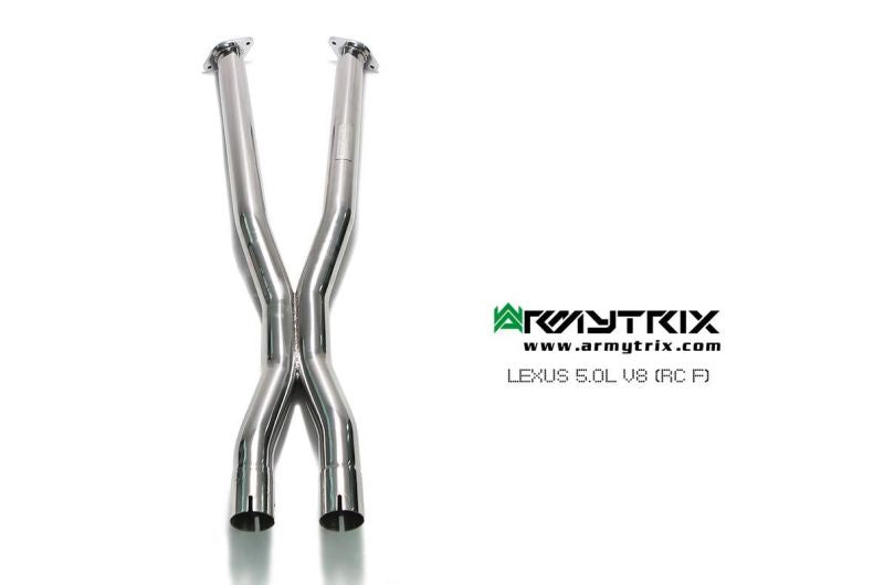 Armytrix exhaust systems for Lexus RCF 5.0 V8 (2014-present) valvetronic exhaust system