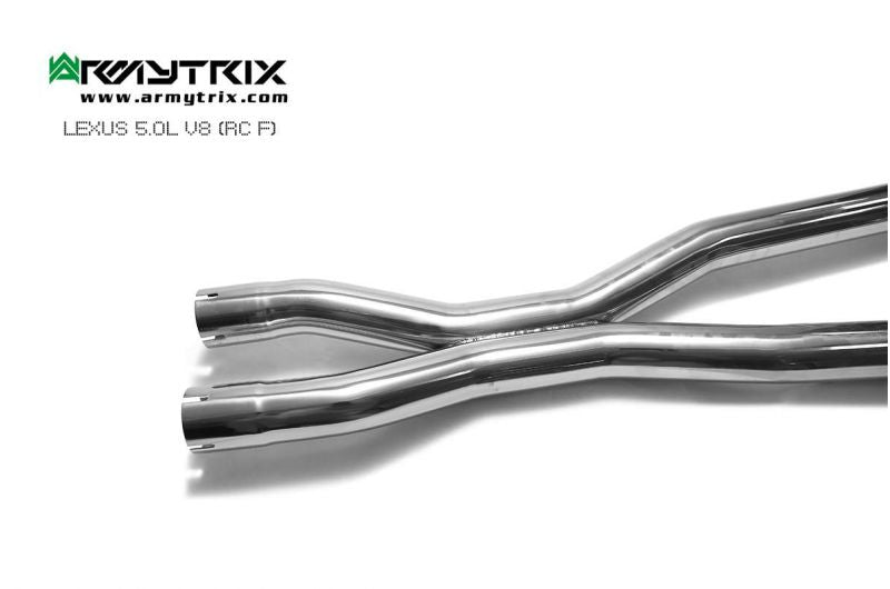 Armytrix exhaust systems for Lexus RCF 5.0 V8 (2014-present) valvetronic exhaust system