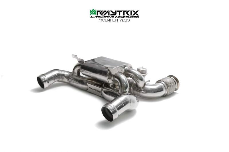 Armytrix exhaust systems for McLaren 720S (2017-present) valvetronic exhaust system