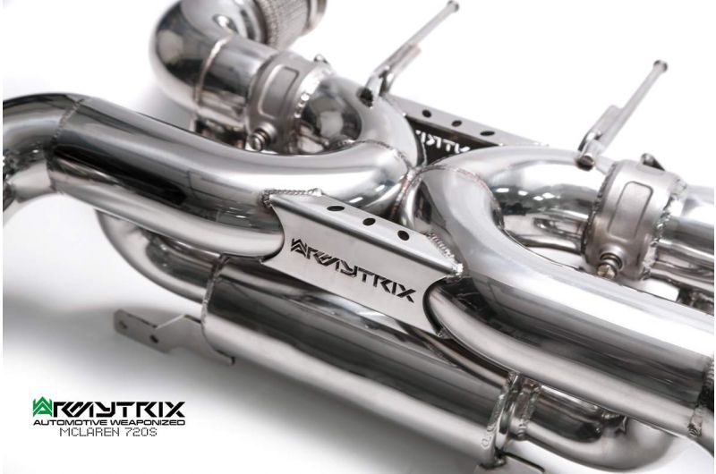 Armytrix exhaust systems for McLaren 720S (2017-present) valvetronic exhaust system