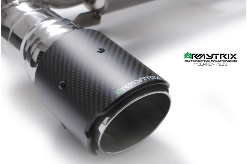 Armytrix exhaust systems for McLaren 720S (2017-present) valvetronic exhaust system