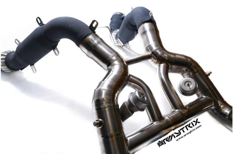 Armytrix exhaust systems for McLaren 650S (2014-2016) valvetronic exhaust system