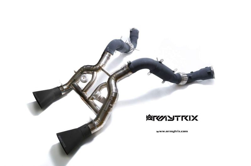 Armytrix exhaust systems for McLaren MP4-12C (2011-2014) valvetronic exhaust system