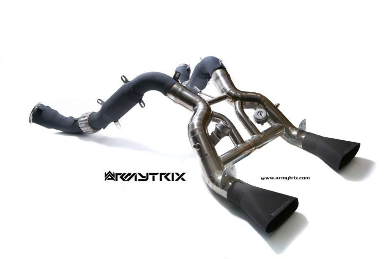 Armytrix exhaust systems for McLaren 650S (2014-2016) valvetronic exhaust system