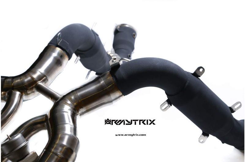 Armytrix exhaust systems for McLaren 650S (2014-2016) valvetronic exhaust system