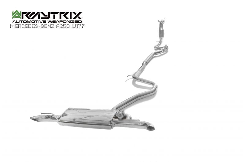 Armytrix exhaust systems for Mercedes Benz W177 A250 (2019-present) valvetronic exhaust system