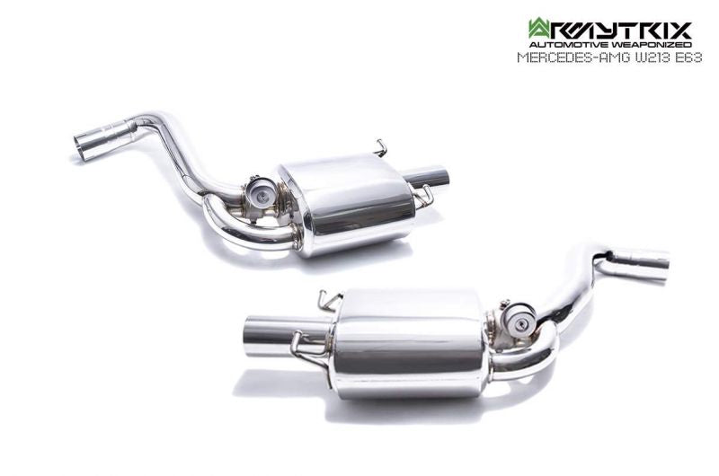 Armytrix exhaust system for Mercedes-AMG W213 E63/E63S (2016-present) valvetronic exhaust system