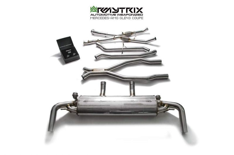 Armytrix exhaust system for Mercedes-AMG W166/C292 GLE43/GLE400/GLE450 SUV/Coupé (2016-2019) valvetronic exhaust system