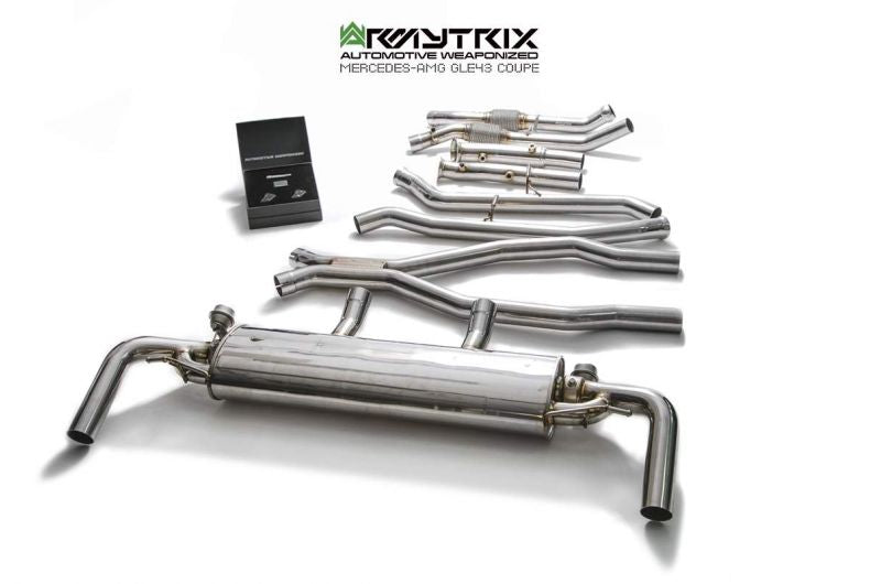 Armytrix exhaust system for Mercedes-AMG W166/C292 GLE43/GLE400/GLE450 SUV/Coupé (2016-2019) valvetronic exhaust system