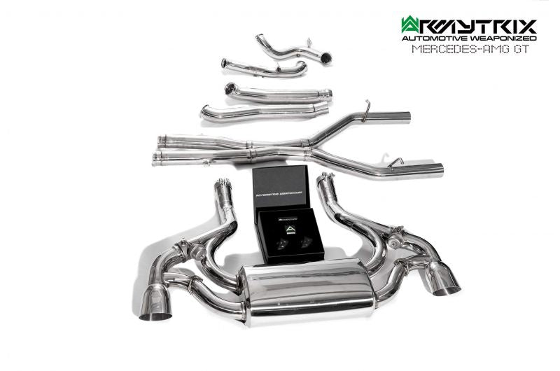 Armytrix exhaust systems for Mercedes-AMG GT/GT S(2015–present) valvetronic exhaust system