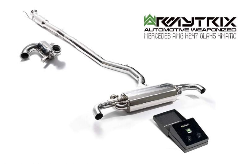 Armytrix exhaust system for Mercedes AMG H247 GLA45 S (2020-Present) valvetronic exhaust system