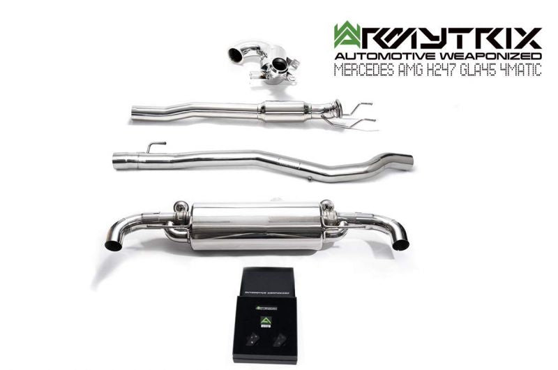 Armytrix exhaust system for Mercedes AMG H247 GLA45 S (2020-Present) valvetronic exhaust system