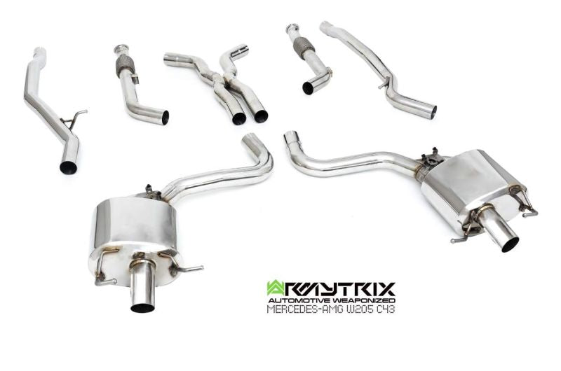 Armytrix exhaust system for Mercedes-AMG W205 C43 (For Models Equipped with AMG Exhaust) (2015-present) valvetronic exhaust system