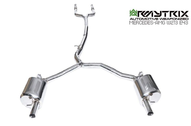 Armytrix exhaust system for Mercedes-AMG W213 E43/E400 Non-OPF (2016-2018) valvetronic exhaust system