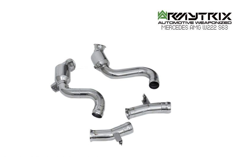 Armytrix exhaust system for Mercedes-AMG W222 S63 (2017-2020) valvetronic exhaust system