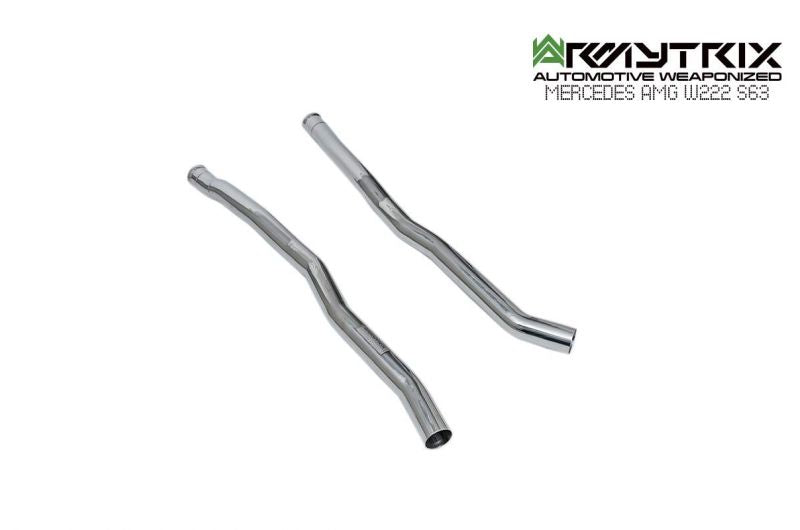 Armytrix exhaust system for Mercedes-AMG W222 S63 (2017-2020) valvetronic exhaust system