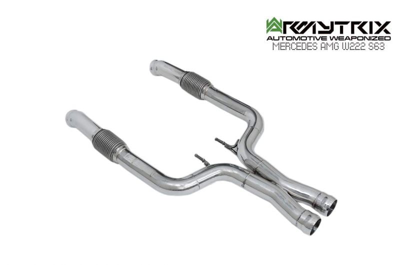 Výfukový systém Armytrix pro Mercedes-AMG W222 S63 (2017-2020) valvetronic exhaust system