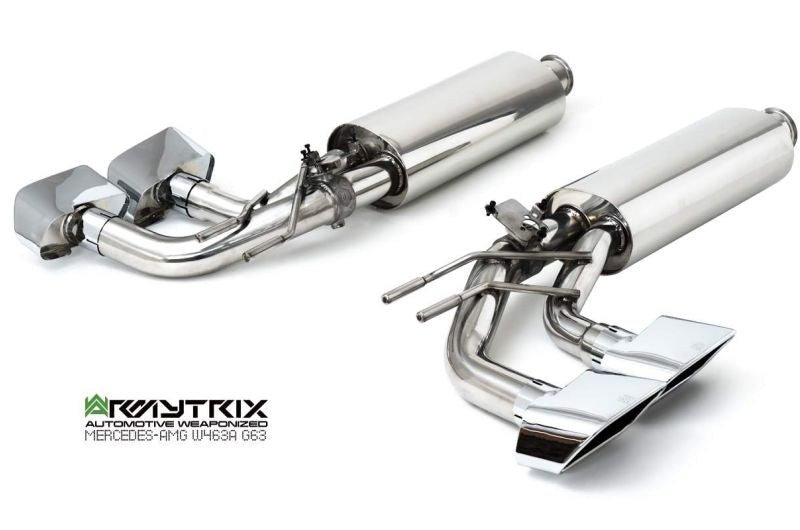 Armytrix exhaust systems for Mercedes-AMG W463A G63 (2018-Present) valvetronic exhaust system