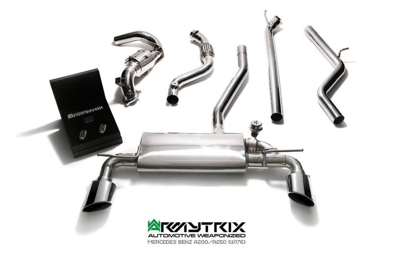 Armytrix exhaust systems for Mercedes Benz W176 A180 A200 A250 (2012-2015) valvetronic exhaust system