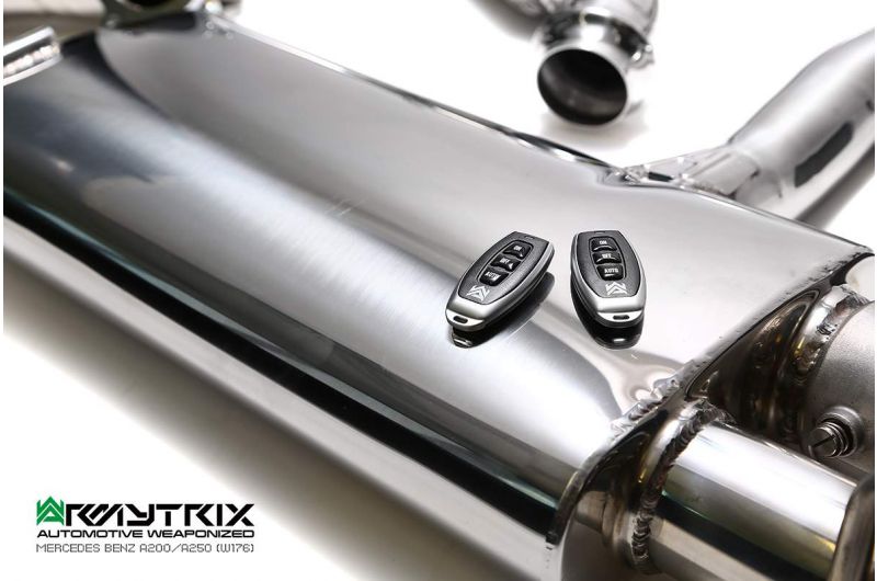 Výfukové systémy Armytrix pro Mercedes Benz W176 A180 A200 A250 (2012-2015) valvetronic exhaust system