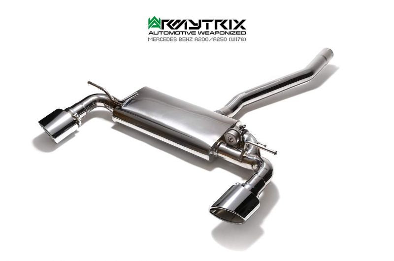 Armytrix exhaust systems for Mercedes Benz W176 A180 A200 A250 (2012-2015) valvetronic exhaust system