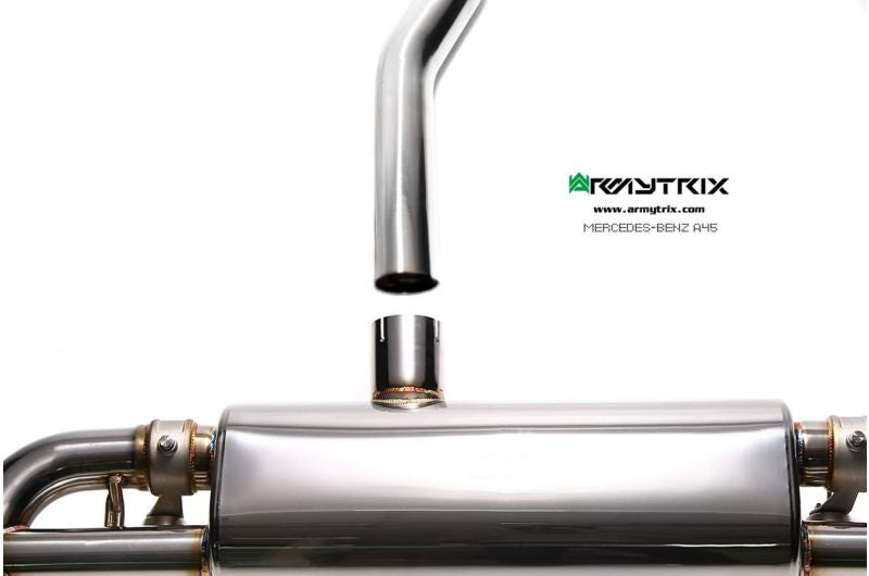 Armytrix exhaust systems for Mercedes-AMG W176 A45 (2013-2019) valvetronic exhaust system