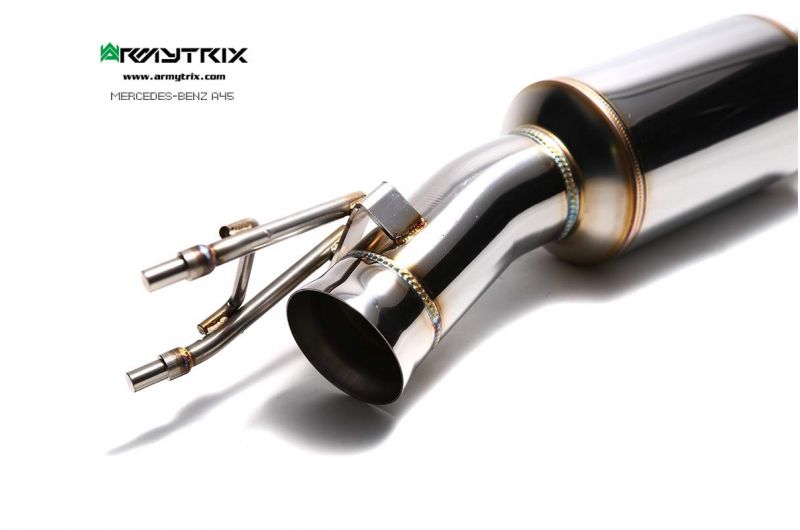 Armytrix exhaust systems for Mercedes-AMG W176 A45 (2013-2019) valvetronic exhaust system