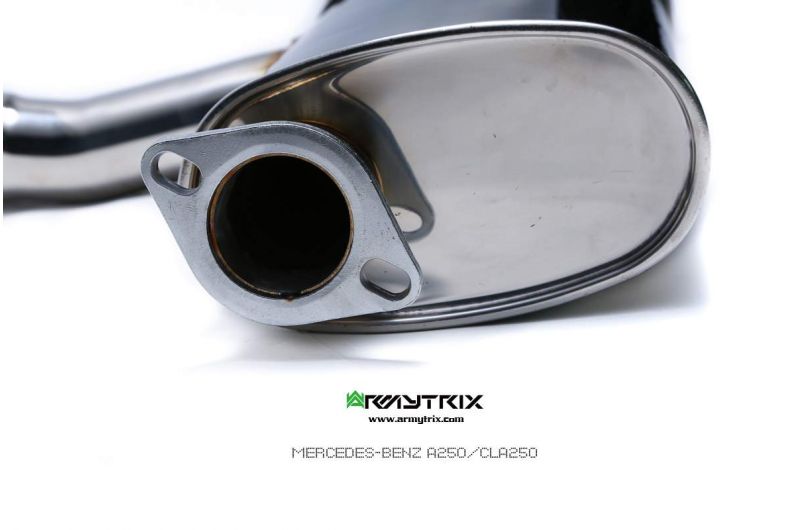 Armytrix exhaust systems for Mercedes Benz C117 CLA180/CLA200 (2013-2015) valvetronic exhaust system