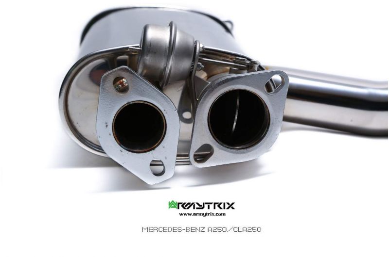 Armytrix exhaust systems for Mercedes Benz C117 CLA180/CLA200 (2013-2015) valvetronic exhaust system